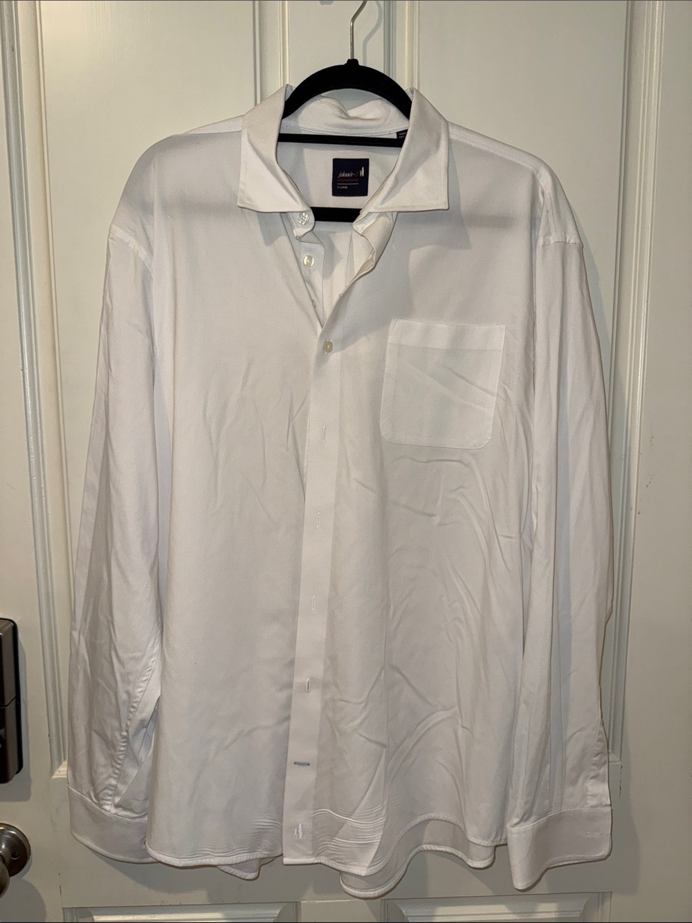 Johnnie O performance, extra large white button down